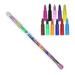 SA19300 Stackable Colored Pencil With Custom Imprint